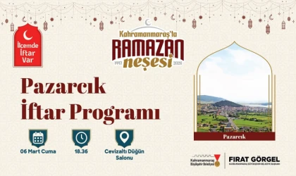 Ramazan’ın Bereketi Pazarcık’ta Kurulacak İftar Sofrasında Paylaşılacak