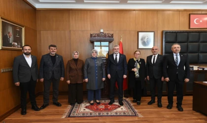 Başkan Görgel, AK Parti Kadın Kolları Başkanı Ercan’ı Makamında Ağırladı