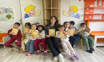 Onikişubat Belediyesi’nin minik kalplerinden Kütüphaneler Haftası’na örnek proje