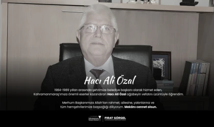 Başkan Görgel’den Hacı Ali Özal İçin Taziye Mesajı