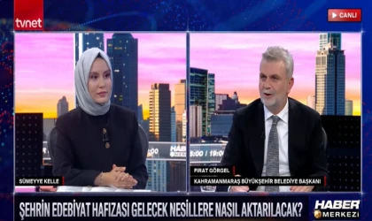 Başkan Görgel, TVNET Canlı Yayınında UNESCO Edebiyat Şehri Sürecini Anlattı