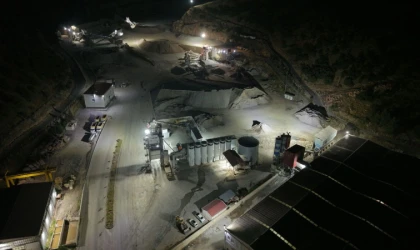 Büyükşehir’in Asfalt Üretim Tesisi’nde Yılda 400 Bin Ton Üretim Yapılıyor