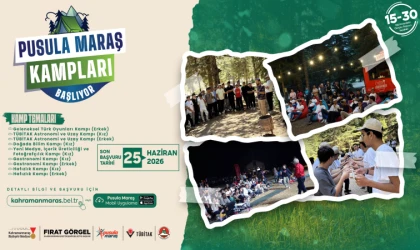 Pusula Maraş Yaz Kamplarına Başvurular Başladı!