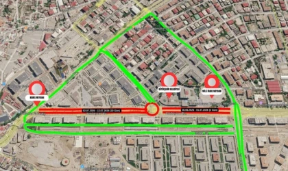 Sürücülerin Dikkatine! Azerbaycan Bulvarı’nda Kısmi Trafik Düzenlemesi