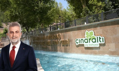 Büyükşehir’in Çınaraltı Çay Bahçesi, Hizmete Açılıyor
