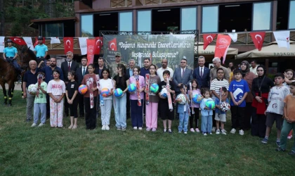 Şehit ve Gazi Çocuklarının Karne Sevinci Başkonuş’ta Yaşandı