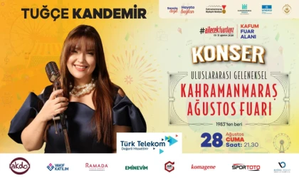 Ağustos Fuarı’nda Sahne Sırası Tuğçe Kandemir’in