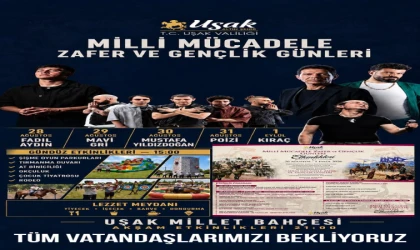 Milli Mücadele, Zafer ve Gençlik Günleri Uşak’ta Coşkuyla Kutlanacak