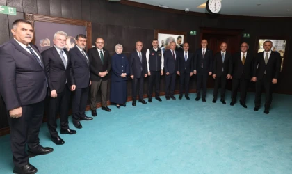 AK Parti Kahramanmaraş Heyetinden İçişleri Bakanı Çiftçi’ye Ziyaret